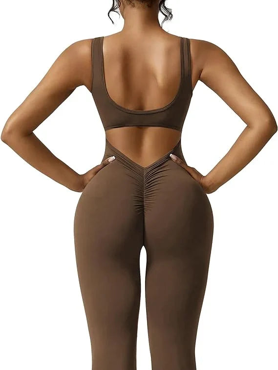 Backless Bliss™ Sexy Backless Flare Jumpsuits