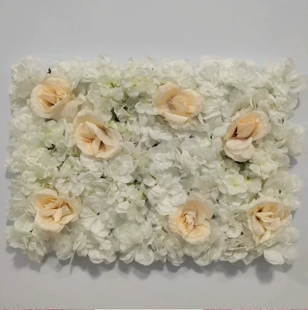 40X60cm Silk Rose Flower Wedding Decoration Artificial Flower Wall For Hotel Home Decor Baby Shower Backdrops