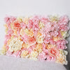 40X60cm Silk Rose Flower Wedding Decoration Artificial Flower Wall For Hotel Home Decor Baby Shower Backdrops