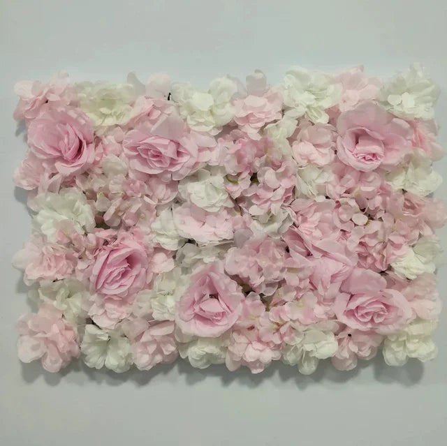 40X60cm Silk Rose Flower Wedding Decoration Artificial Flower Wall For Hotel Home Decor Baby Shower Backdrops