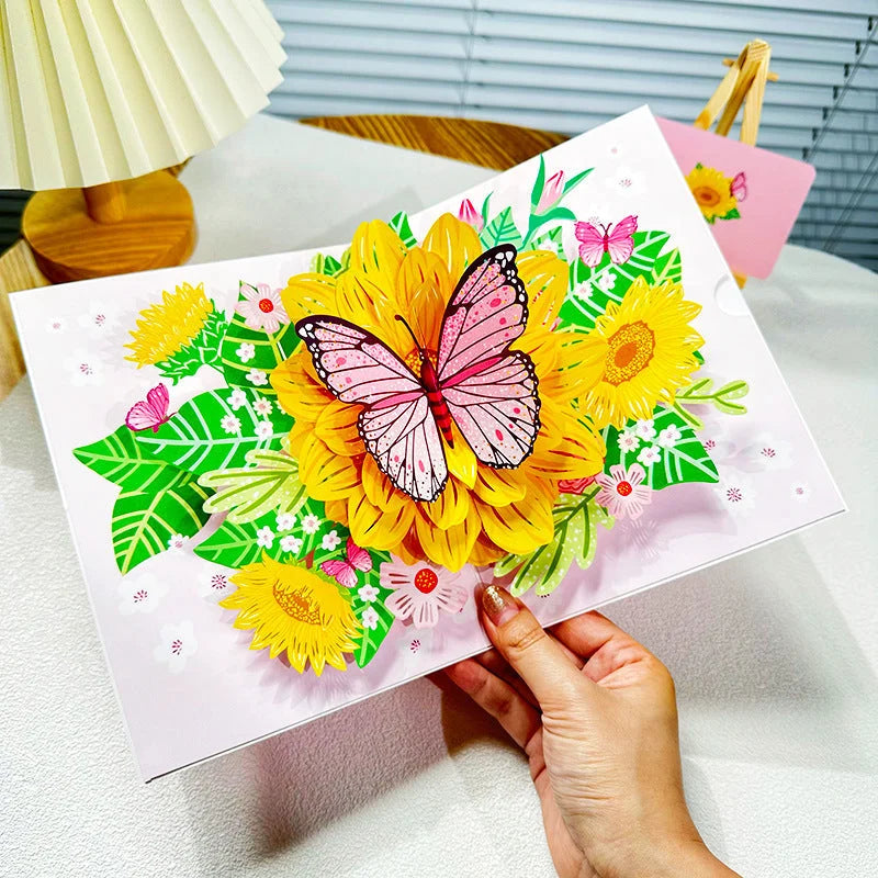 BloomSurprise™ Pop Up Flower Bouquet Greeting Card