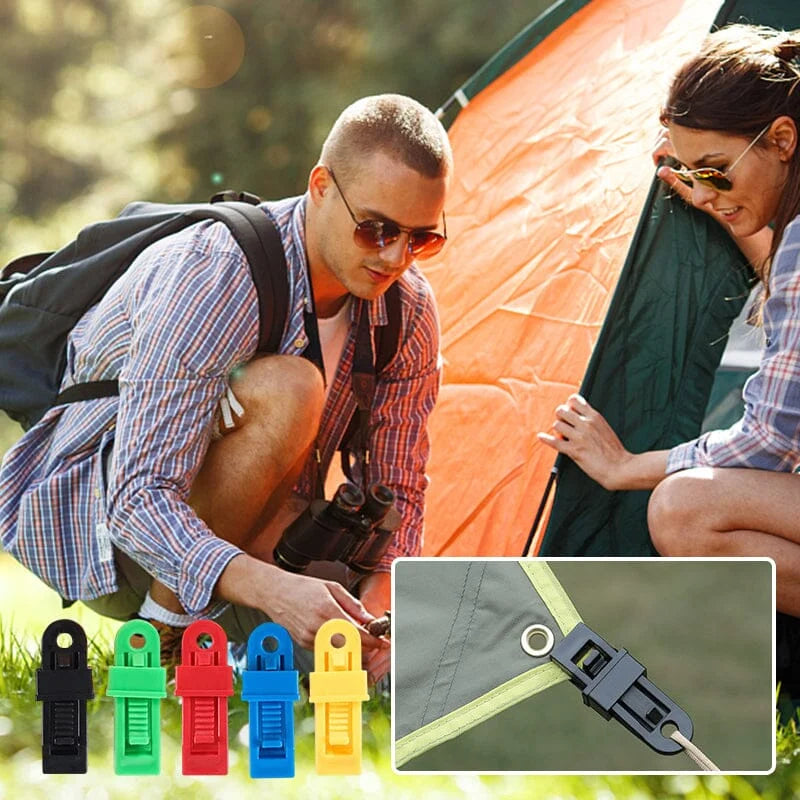 TentGrip™ - Adjustable Heavy Duty Lock Grip for Tarp & Shade Cloth (10pcs)