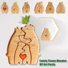 UnityPuzzle™ Wooden Bear-Shaped Family