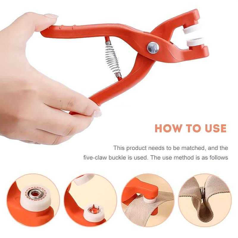 SnapCraft™ Snap Buttons with Fastener Pliers Tool Kit