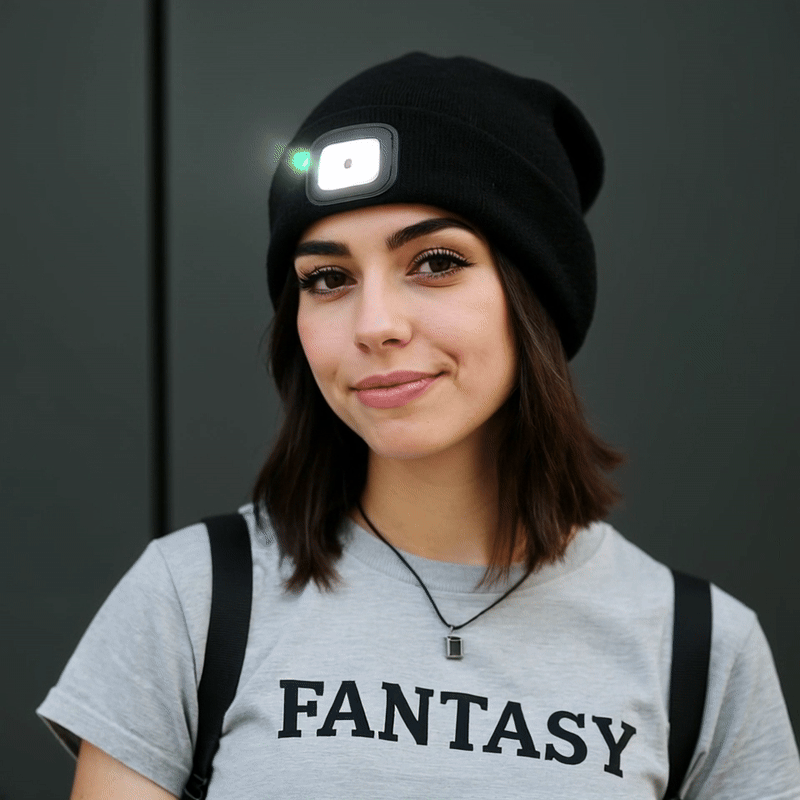 GlowTrail™ - Luminous Beanie