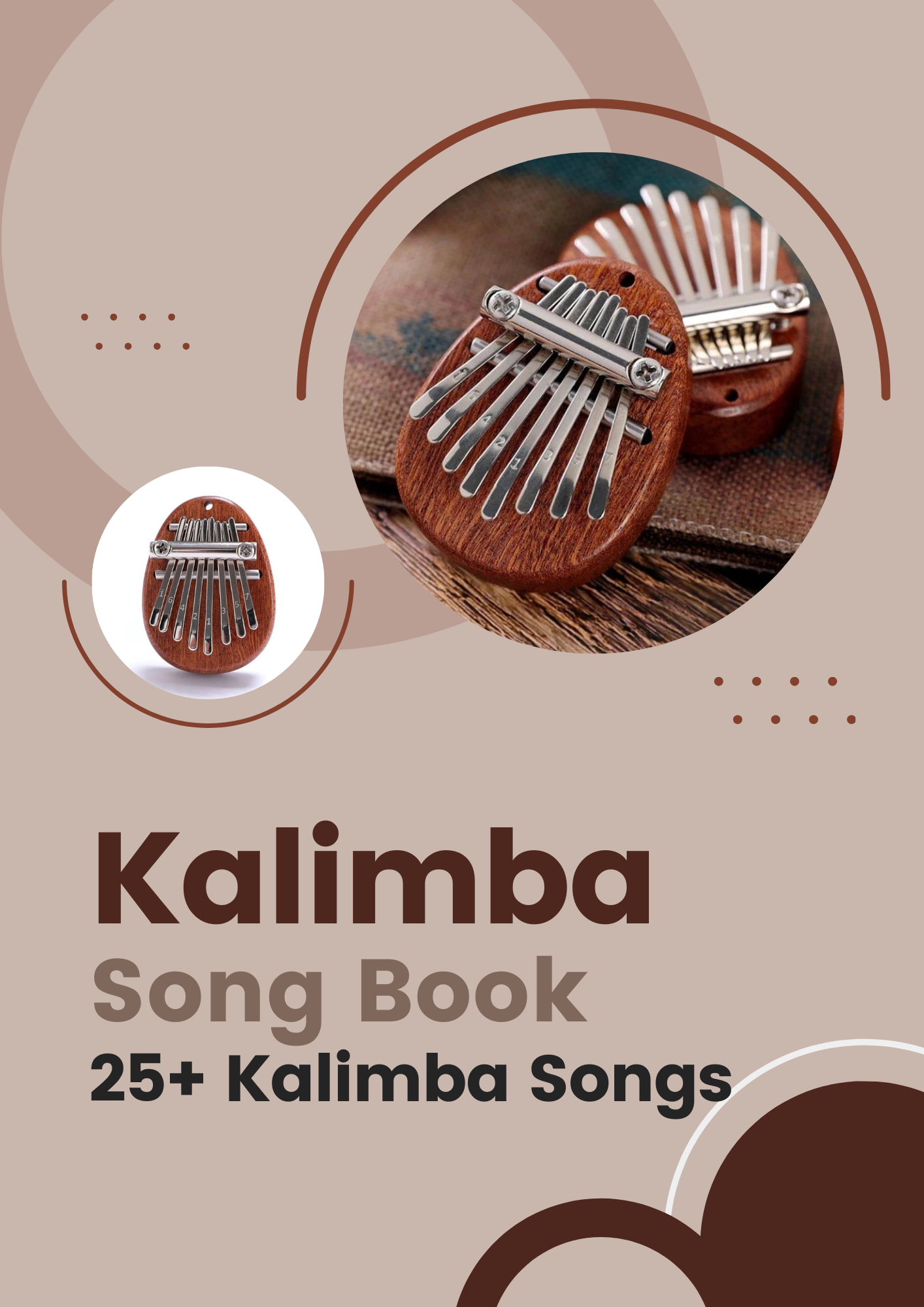 Kalimba Song Book: 25+ Melodies for the 8-Tone Kalimba | Printable PDF