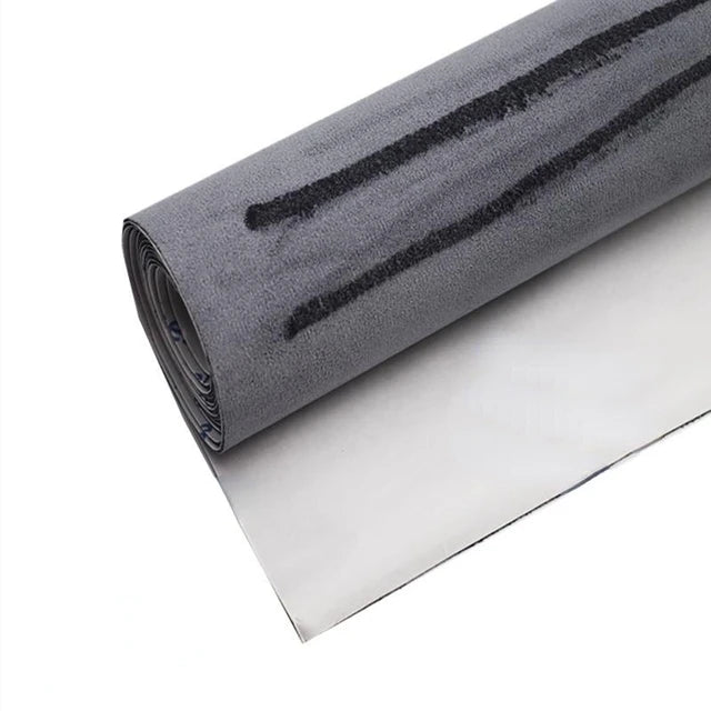 Vehicu - Black self-adhesive suede fabric for DIY car decor