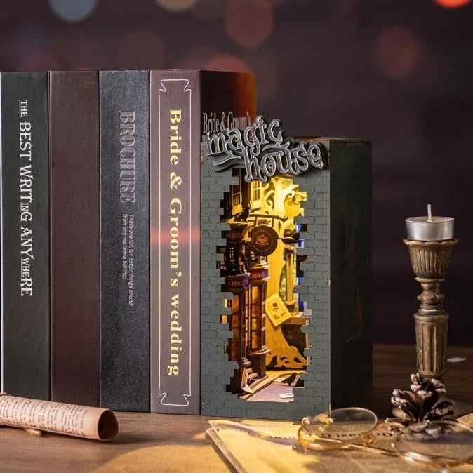 NookNest™ Book Nooks DIY 3D Wooden Puzzle (Best Seller)
