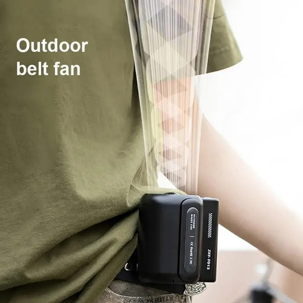 BreezeWear™ - Outdoor Rechargable Waist Multi-Bracket Cooling Fan