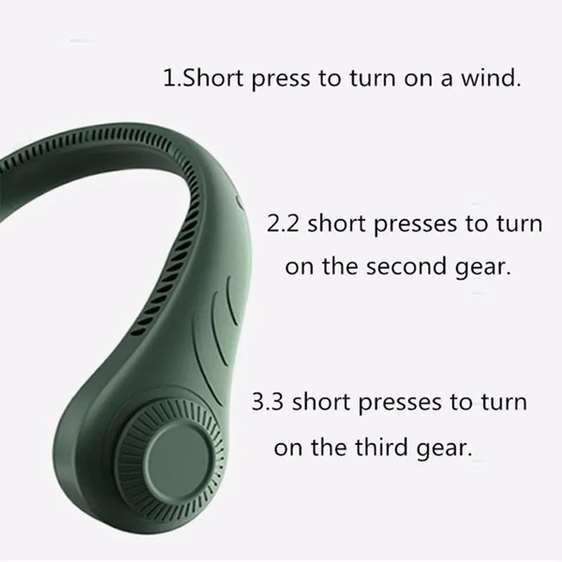 BreezeBand™ - CoolBreeze Bladeless Neck Fan