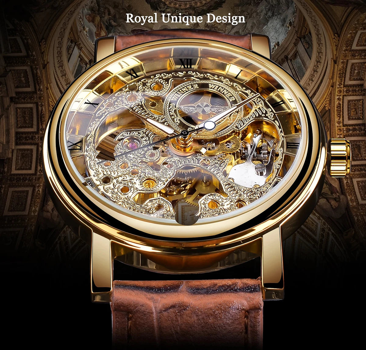 Winner Skeleton Mechanical Watch