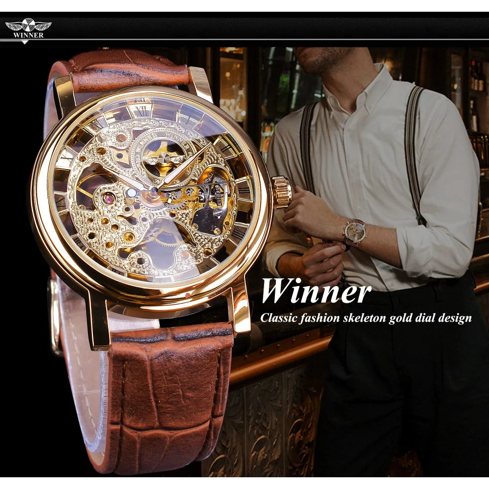 Winner Skeleton Mechanical Watch