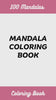 Load and play video in Gallery viewer, 100 Mandalas Coloring Book | PDF, Printable Coloring Pages | Simple Mandalas | Stress Relief Patterns | Art Therapy | Coloring Pages